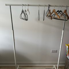 Clothes rack, white