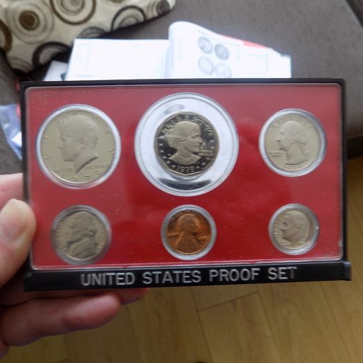 US 1979 Proof Set.Gem BU.Inc first Susan B.Anthony Dollar.