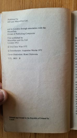 The Charwomans Daughter By James Stephens. VINTAGE FIRST EDITION.1972. Published By Guill And Macmillan.