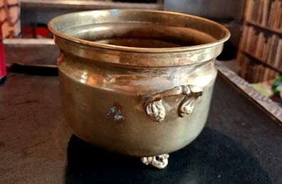 Brass planter