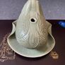 Antique-Style Chinese Yue Kiln Porcelain Symbolic Money Toad Water Dropper Calligraphy Image 4