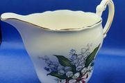 Vintage china milk/cream jug Lily of the valley