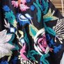 Black Embroidered Throw-On Image 4