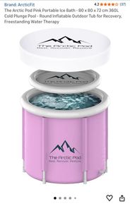 Portable Ice bath plunge