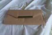 Beige Patent Clutch Bag for Sale