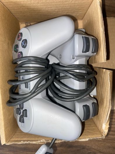PlayStation one classic two controllers