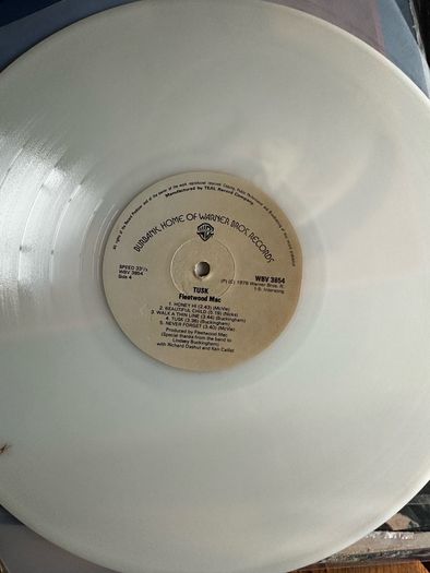 Rare Fleetwood Mac double translucent white Zimbabwe release in vg+ condition