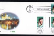 1984 Ireland Birth Centenary of Count John McCormack Combination Commemorative Stamps (USA and Ireland Gutter Pair on) An Post First Day Cover (FDC)