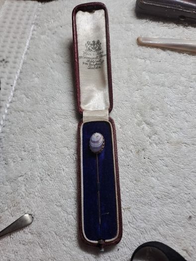 Weirs of Dublin and Belfast? Antique stickpin.
