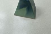 Ceramic triangular vase