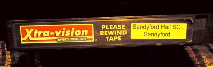 Xtra- Vision . Hollow Man . VHS TAPE.