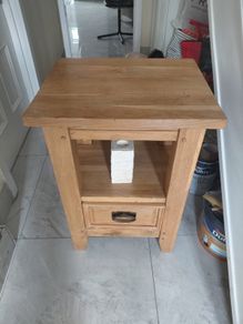 Rustic Drawer / Lamp Table