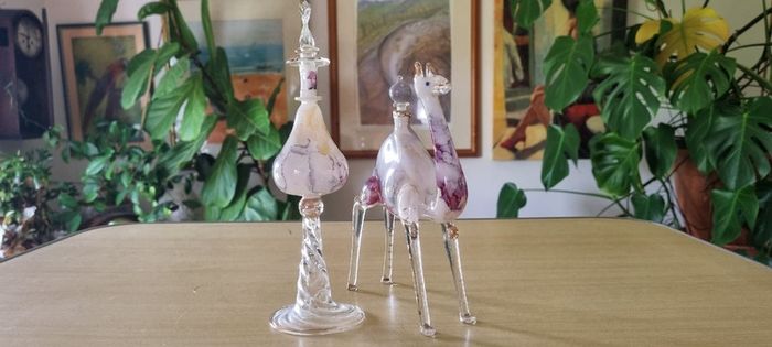 Murano glass perfume bottles