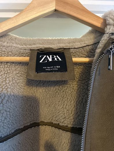 Zara faux sheepskin jacket (13-14yrs)