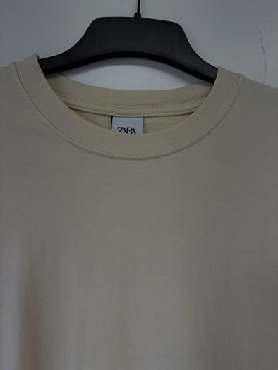 Zara Mens Cream T-Shirt