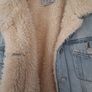 furry lined denim jacket Image 2