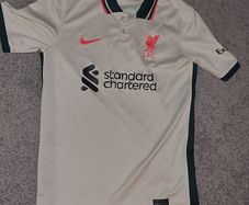 Liverpool Away Jersey - 21/22 Season Genuine Youth Large (10 to 12)