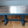Antique Double Pedestal Dining Table Extendable-  Professionally Refinished Image 3
