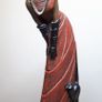 Vintage Mahogany Princess Figurine Image 7