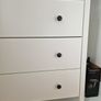 KOPPANG Chest of 3 drawers, white, 90x46x83 cm Image 3