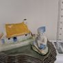 Vintage Shamrock Pottery leprechaun and cottage Image 4