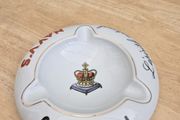 Vintage Porcelain Belgium Navy Coronation Ale Advertising Ashtray