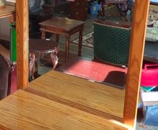 hall table and mirror