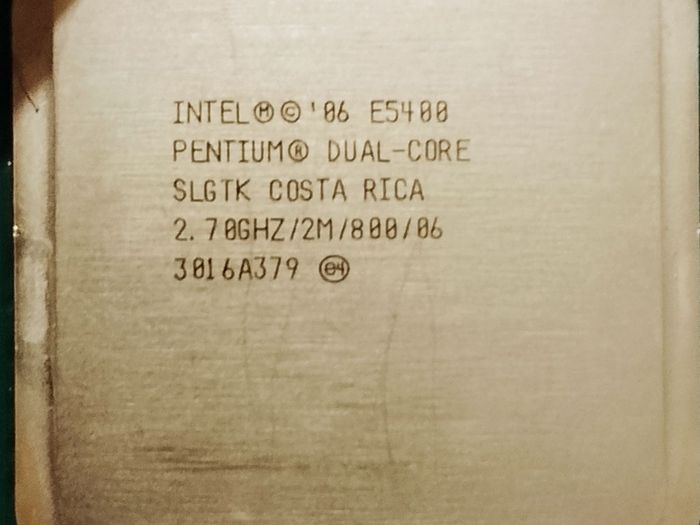 Intel dual core
