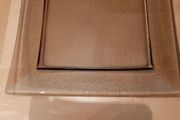 Square glass plate