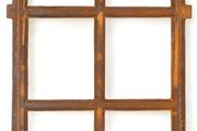 Iron Window with Round Arch | Approx. 98 x 54 cm | Cast Iron Window in Antique Style | for Garden Wall, Garden Shed and Stable Window