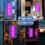 LED Neon Open Sign with ON/OFF Switch Adapter, Ultra Bright and Eye-catching Electric Light Up Sign for Bar, Salon, Shop, Blue/Pink, Vertical (FREE SHIPPING) Image 2