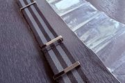 Genuine Omega black and grey NATO strap 21mm