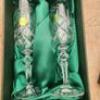 Waterford crystal champagne glasses. Image 2