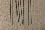 Reusable stainless steel barbecue skewers