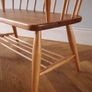 Mid Century Modern Telephone Table Bench Solid Elm & Beech Vintage Retro Image 6