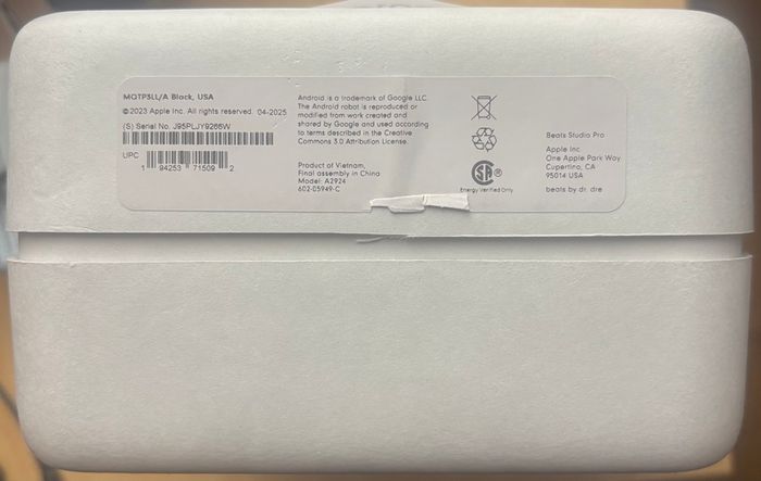 UNOPENED Beats Studio Pro Black Wireless Noise Cancelling Headphones