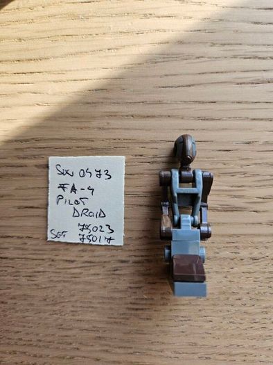 lego sw0473 FA-4 pilot droid, set 75023, 75017