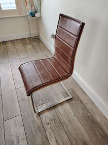 6 brown dining room chairs recently opposed 6 dining room chairsin excellent condition