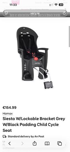 Hamax Siesta Child Bike Seat
