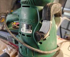 Electric orbital sander.