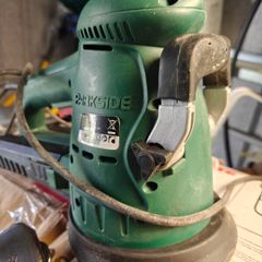 Electric orbital sander.