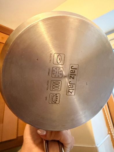 Jaz Stainless Steel Pot 1.9L with glass lid