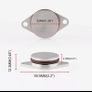 6PCS 33MM Aluminum Diesel Swirl Flap Blank Repair Delete Removal Kits For BMW E39 E46 E53 E60 x5 3L engine Image 2