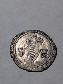1557 Irish Groat. 4D.