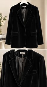 Velvet coat