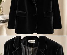 Velvet coat