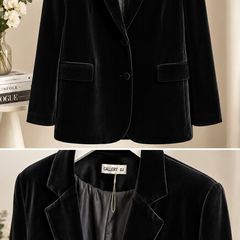 Velvet coat