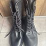Ecco black leather lace-up boots - size 41 Image 4