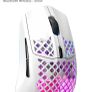 SteelSeries Aerox 3 Wireless mouse (Gen 1 - snow) Image 3