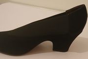 Cefalu Ladies Brumabe Black Suede Leather Shoe UK2 EU35 New With Box CAN POST